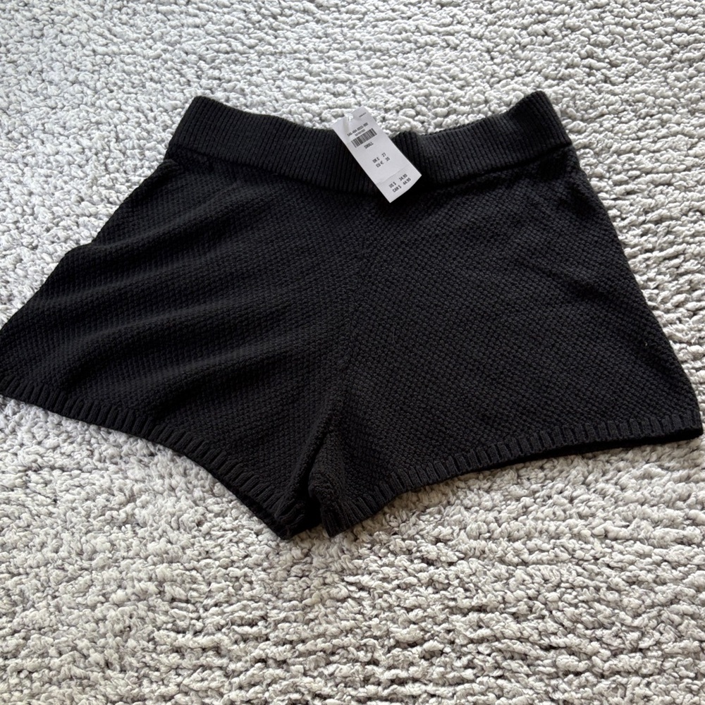 Gilly Hicks Black Athletic Knit Shorts